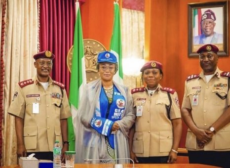 First Lady Decorated as Grand Matron of Road Safety Special Marshals
