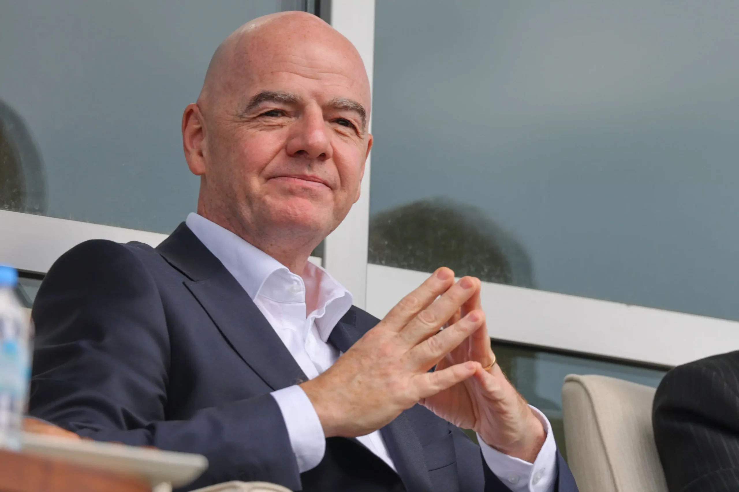 African football confederation backing Infantino re-election bid.