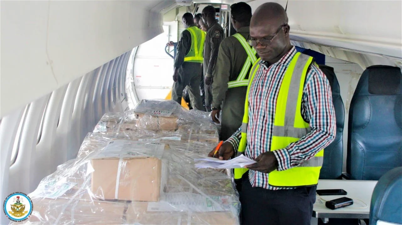 NAF Airlifts Sensitive Election Materials Ahead of Ekiti Governorship Poll, By-Elections