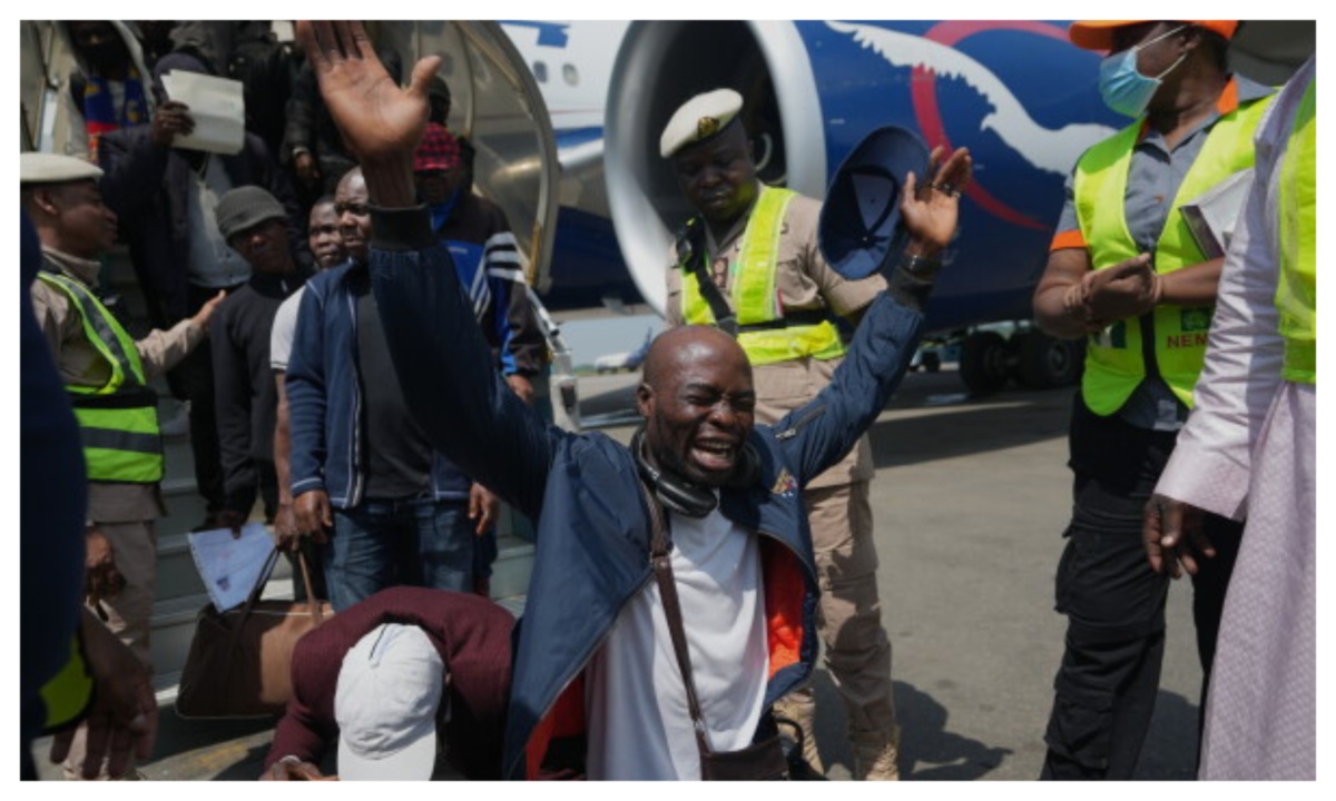 Fourth Batch of Nigerians Evacuated from South Africa Arrives Home