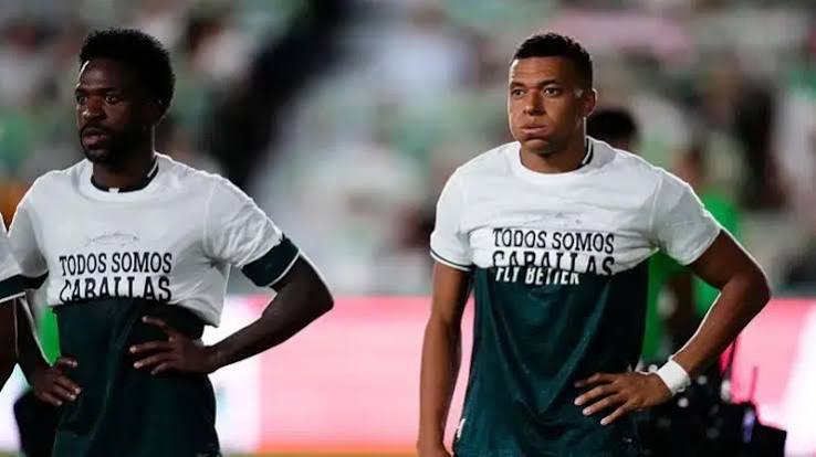 Real Madrid Defend Mbappe, Vinicius Over Ceuta Shirt Controversy